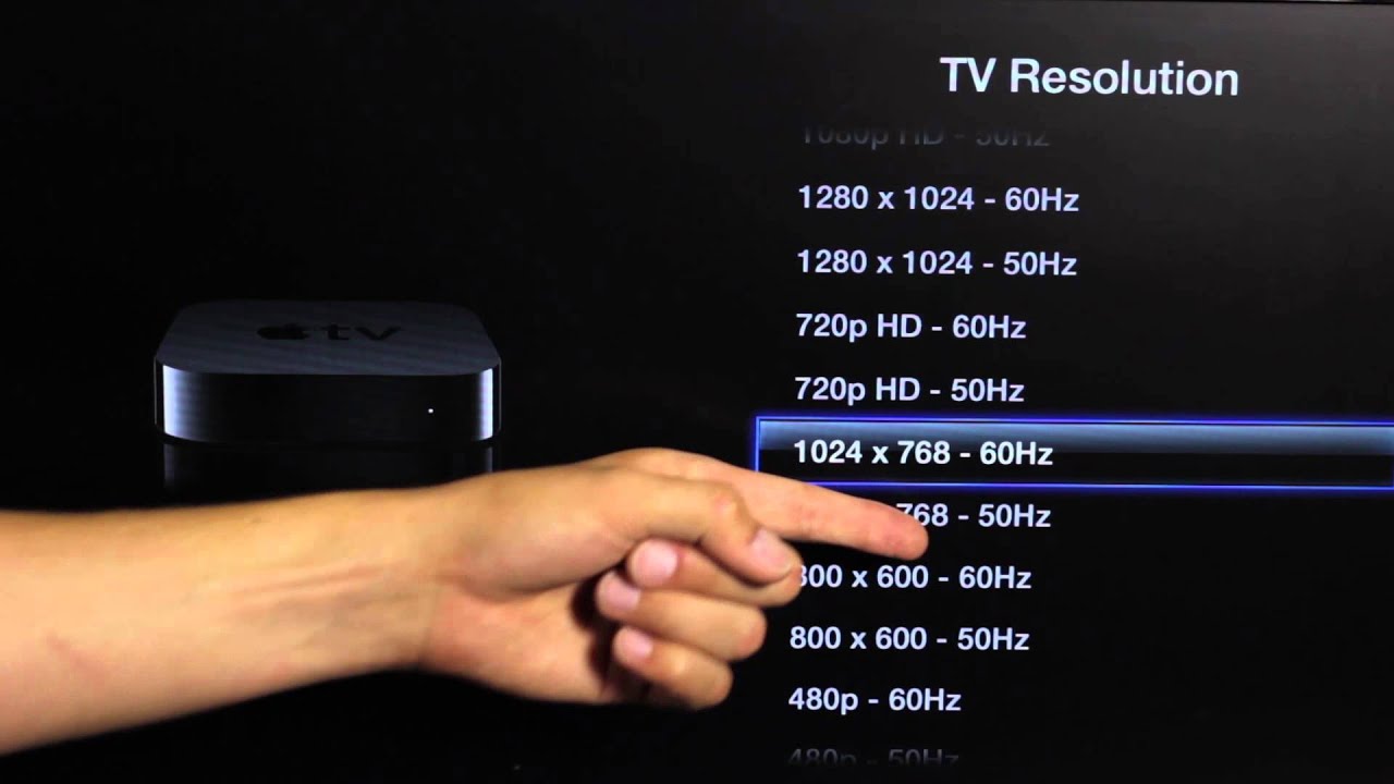 how to change resolution on mac for samsung tv